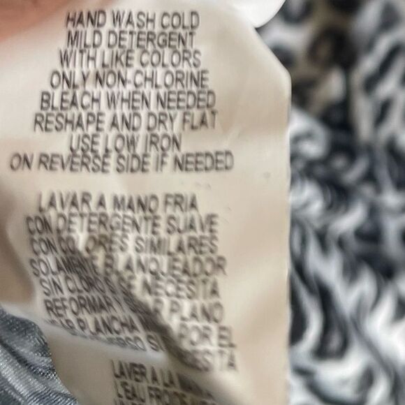 Tiana B. Black & White Sleeveless Animal-Print Maxi Dress; SZ S; NWOT - Picture 8 of 8